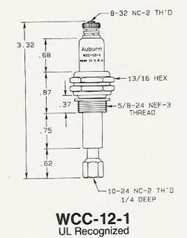 Auburn Electric Feed-Through F-250-LLH – New OEM Replacement Part