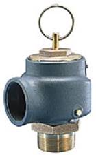 40 PSI Air or Gas ASME Sec VIII 2 Kunkle Pressure Relief Valve 6252FJH01-KS0040 250# Flg Iron 