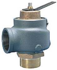 15 PSI Steam ASME Section IV Hot Water 1 0537-E01-HM0015 Bronze Kunkle Pressure Relief Valve 